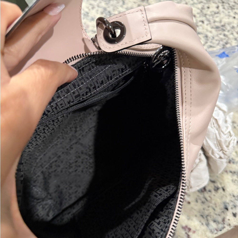Longchamp Medium Shoulder Hobo Bag in Nude - Picture 7 of 8